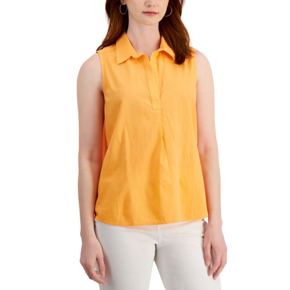 Style & Co Womens Sleeveless Popover Top